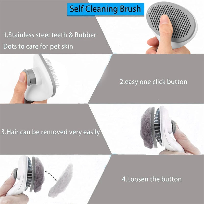 Easy clean brush